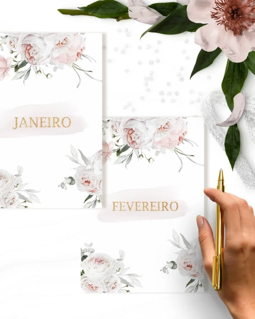 COMBO 10 Agendas 2026 e Permanente COM e SEM VERSÍCULOS e HORÁRIOS Believe (Bicho Papel) - Imagem 5