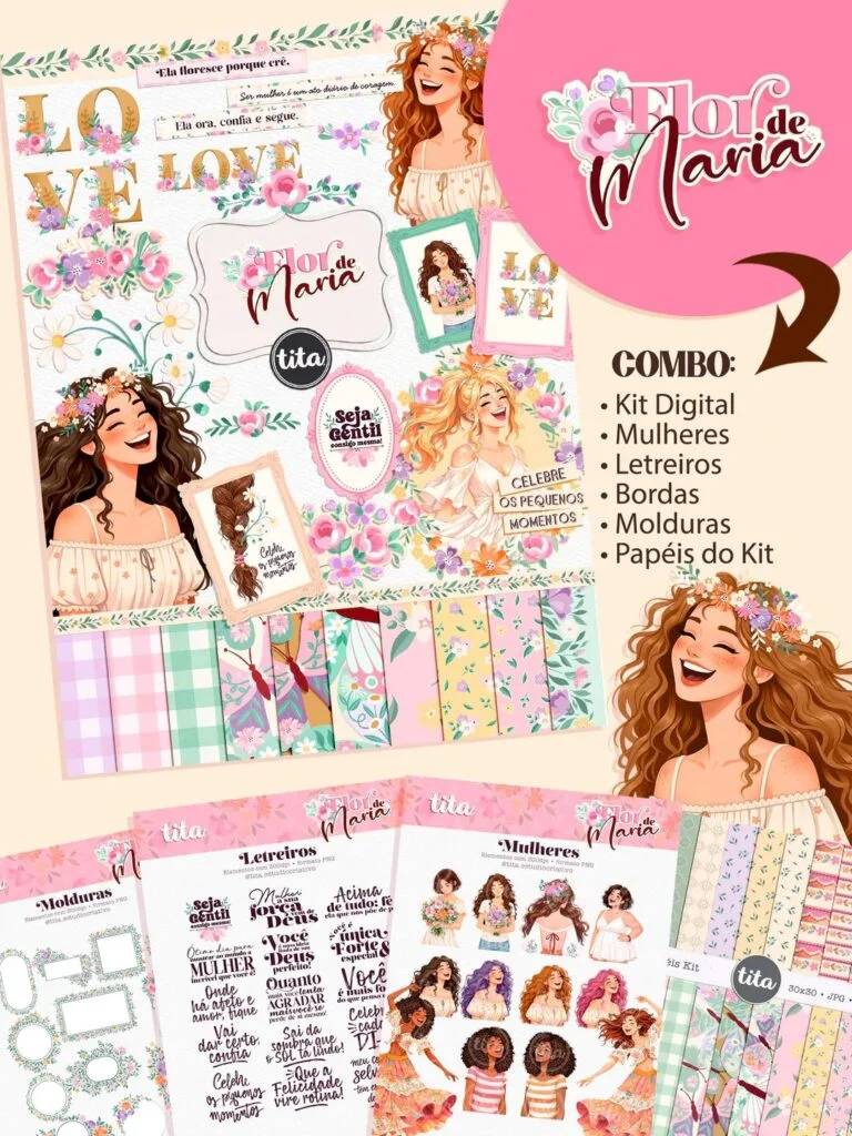 Flor de Maria – Combo Ilustrações (Tita)