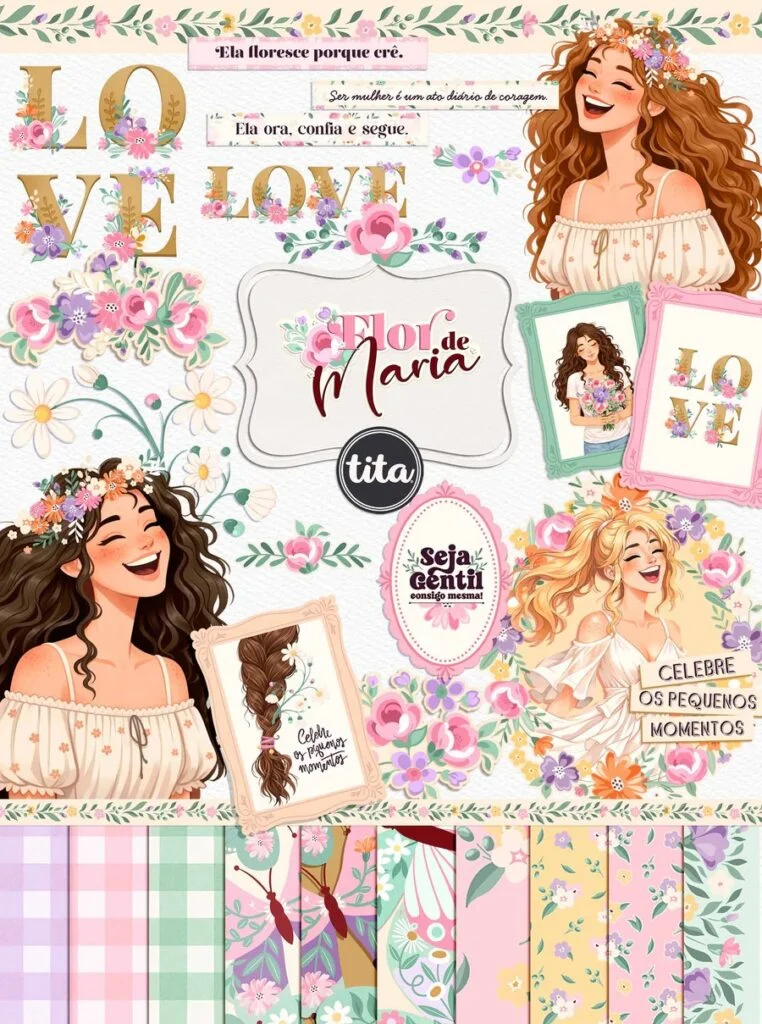 Flor de Maria – Kit Digital (Tita)